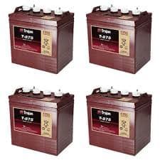 TROJAN batteri T 875 8 volt tilbud pris 4 pack