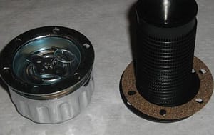 2420203940 Haulotte metal filling cap, hydraulikk lokk