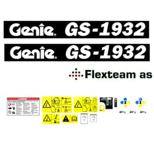 232074GT Genie lift dekalsett