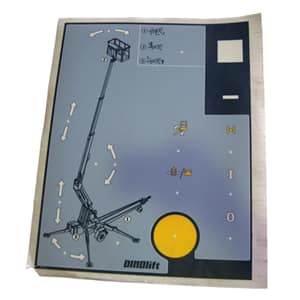4CB2104 Dino lift dekal kjørepanel bak