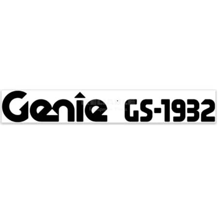 1323017GT Genie GS-1932 dekal